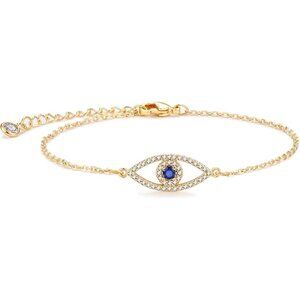 Women's 14K Gold Plated Dainty Chain Simple Jewellery Cute Handmade Bracelet